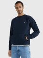 detail Tommy Hilfiger pánska tmavo modrá mikina.