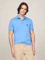 detail Tommy Hilfiger pánske modré polo tričko