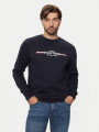 detail Tommy Hilfiger pánska tmavo modrá mikina 