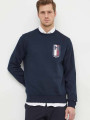 detail Tommy Hilfiger pánska tmavo modrá mikina
