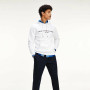 detail Tommy Hilfiger pánska biela mikina Logo Hoody