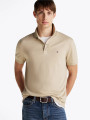 detail Tommy Hilfiger pánske béžové polo tričko