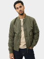 detail Pepe Jeans pánska khaki zelená bunda 