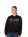 detail Pepe Jeans dámska čierna mikina Debbie