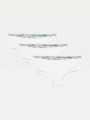 detail Tommy Hilfiger dámske biele nohavičky 3 pack Essentials