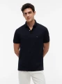 detail Tommy Hilfiger pánske tmavo modré polo tričko