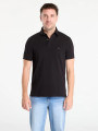 detail Tommy Hilfiger pánske čierne polo tričko