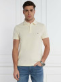 detail Tommy Hilfiger pánske krémové polo tričko