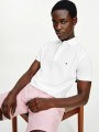 detail Tommy Hilfiger pánske biele polo tričko