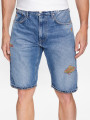 detail Pepe Jeans pánske modré džínsové šortky