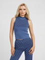 detail Guess dámsky modrý sveterový top