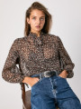 detail Pepe Jeans dámska vzorovaná blúzka Annie