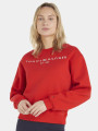 detail Tommy Hilfiger dámska červená mikina