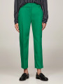 detail Tommy Hilfiger dámske zelené Chino nohavice