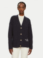 detail Tommy Hilfiger dámsky tmavo modrý kardigan 