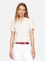 detail Tommy Hilfiger dámske bielo krémové polotričko