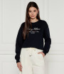 detail Tommy Hilfiger dámska tmavo modrá mikina