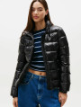 detail TJW SLIM ZIP PRINT DOWN JACKET