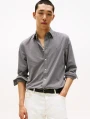 detail Tommy Hilfiger pánska šedá košeľa