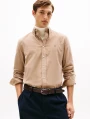 detail Tommy Hilfiger pánska béžová košeľa