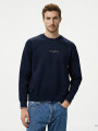 detail Tommy Hilfiger pánska tmavo modrá mikina