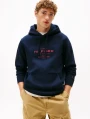 detail Tommy Hilfiger pánska tmavo modrá mikina