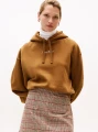 detail Tommy Hilfiger dámska hnedá mikina