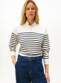 detail Tommy Hilfiger dámsky pruhovaný sveter