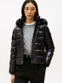 detail GLOSS HW DOWN SLIM JACKET W FUR