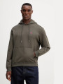 detail Calvin Klein pánska khaki mikina