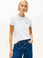 detail Tommy Hilfiger dámske svetlo modré tričko