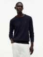 detail Tommy Hilfiger pánsky modrý sveter