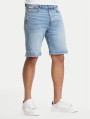 detail Calvin Klein pánske modré džínsové šortky