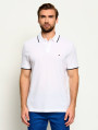 detail Tommy Hilfiger pánske biele polo tričko
