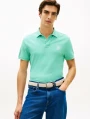 detail Tommy Hilfiger pánske svetlo zelené polo tričko