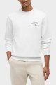 detail Tommy Hilfiger pánska biela mikina