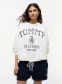 detail Tommy Hilfiger dámska biela mikina