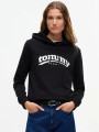 detail Tommy Jeans dámska čierna mikina