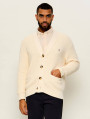 detail Tommy Hilfiger pánsky krémový sveter
