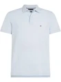detail Tommy Hilfiger pánske svetlo modré polo tričko