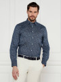 detail Tommy Hilfiger pánska tmavo modrá košeľa