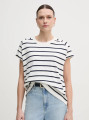 detail Tommy Hilfiger dámske pruhované tričko