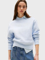 detail Tommy Hilfiger dámska svetlo modrá mikina
