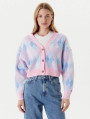detail TJW CROP ARGYLE CARDIGAN