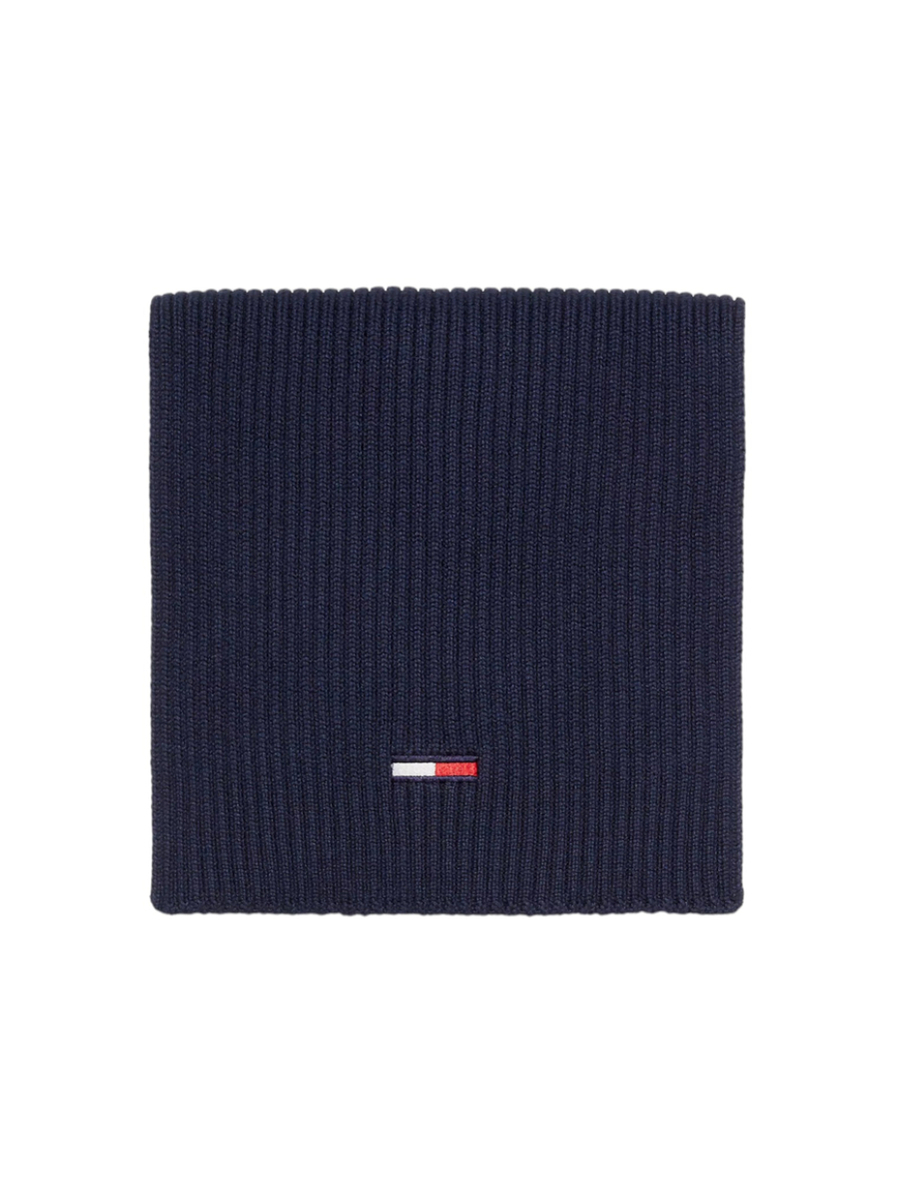 detail Tommy Jeans pánsky modrý šál