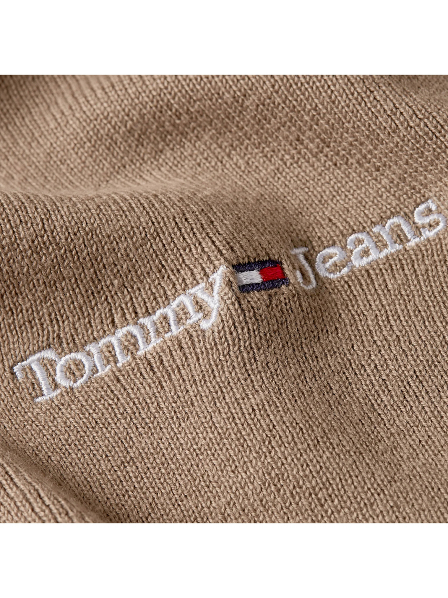 detail Tommy Jeans pánsky béžový šál