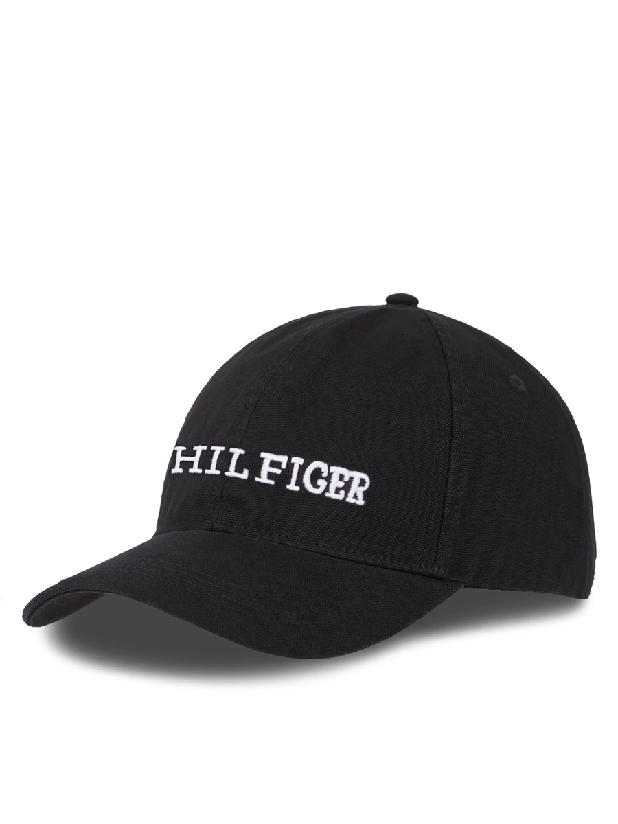 detail Tommy Hilfiger pánska čierna šiltovka