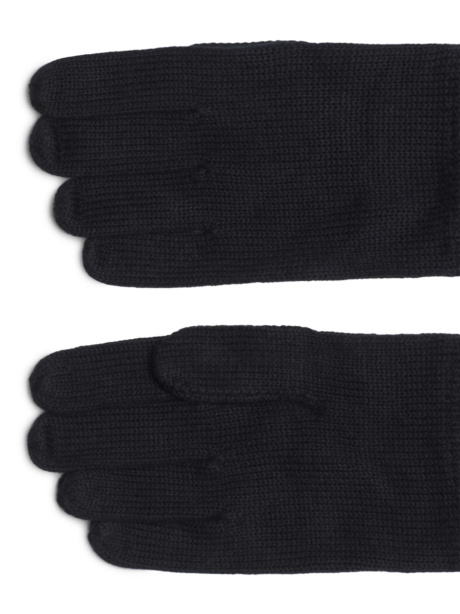 detail Tommy Hilfiger pánske čierne rukavice