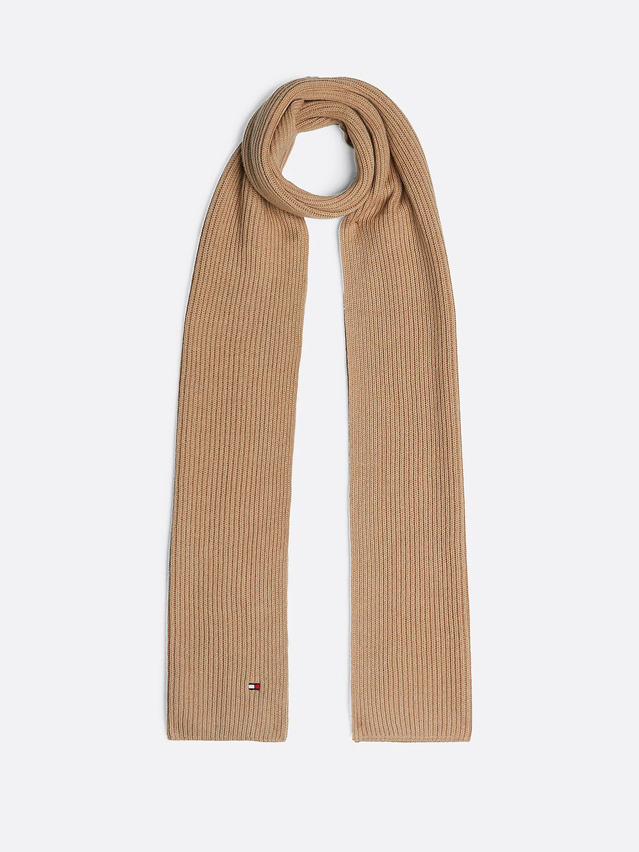 detail Tommy Hilfiger pánsky béžový šál