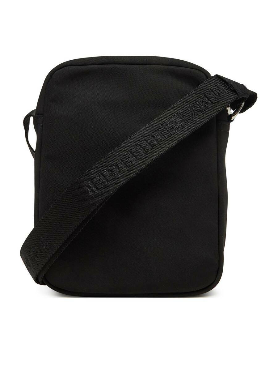 detail Tommy Hilfiger pánska čierna taška cez rameno